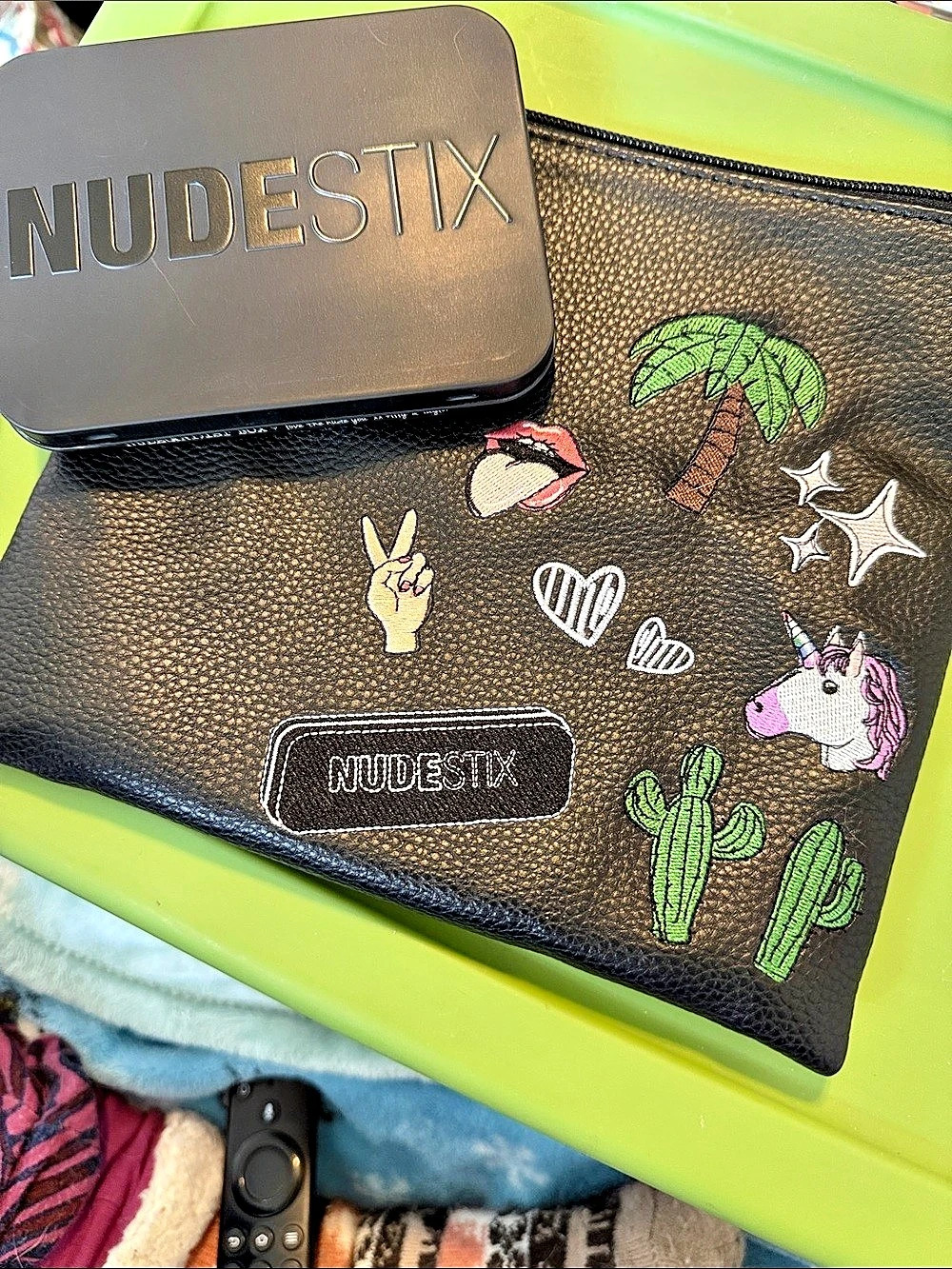 NUDESTIX The Boho Babe Palette Makeup Palette Set in Black & Pink NWT
